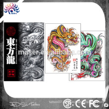 Hot sale tattoo drawing book dragon body art tattoo flash tattoo sketch book